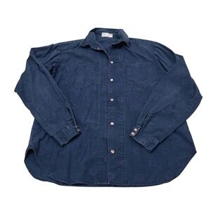 Vintage Handmade Sunburst Pattern Button Up Shirt Men’s Large Western Rodeo